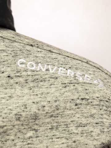 CONVERSE Sweatvest 'Converse Mixed Media Full-Zip Hoodie' in Grijs