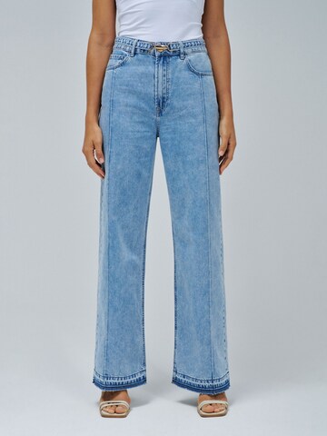 Wide Leg Jean Salsa Jeans en bleu : devant