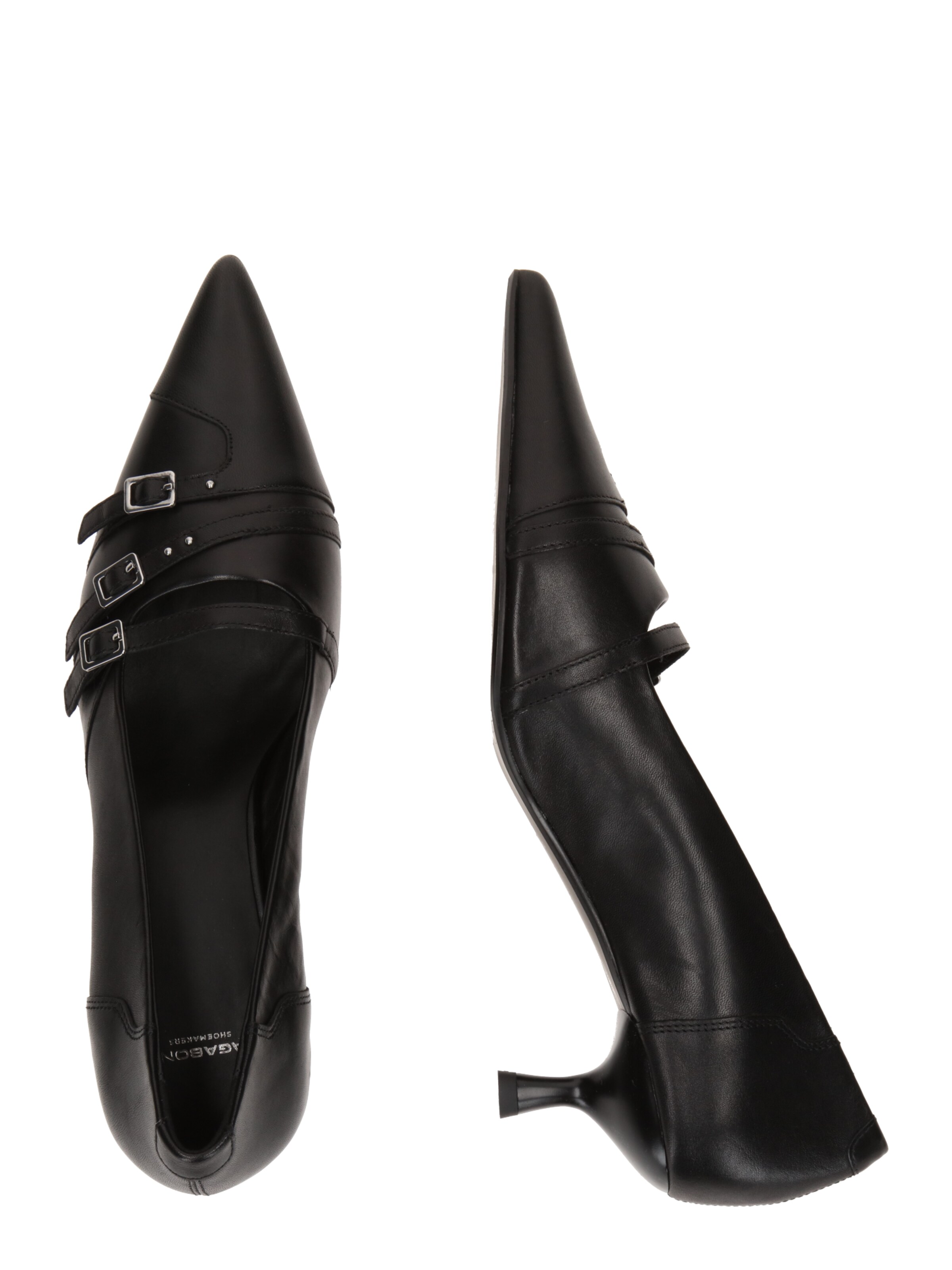 VAGABOND SHOEMAKERS Čevlji s peto 'LYKKE' | črna barva