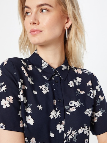 PIECES Shirt Dress 'Mina' in Blue