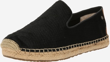 UGG Espadrilles 'SANDRINNE' in Zwart: voorkant