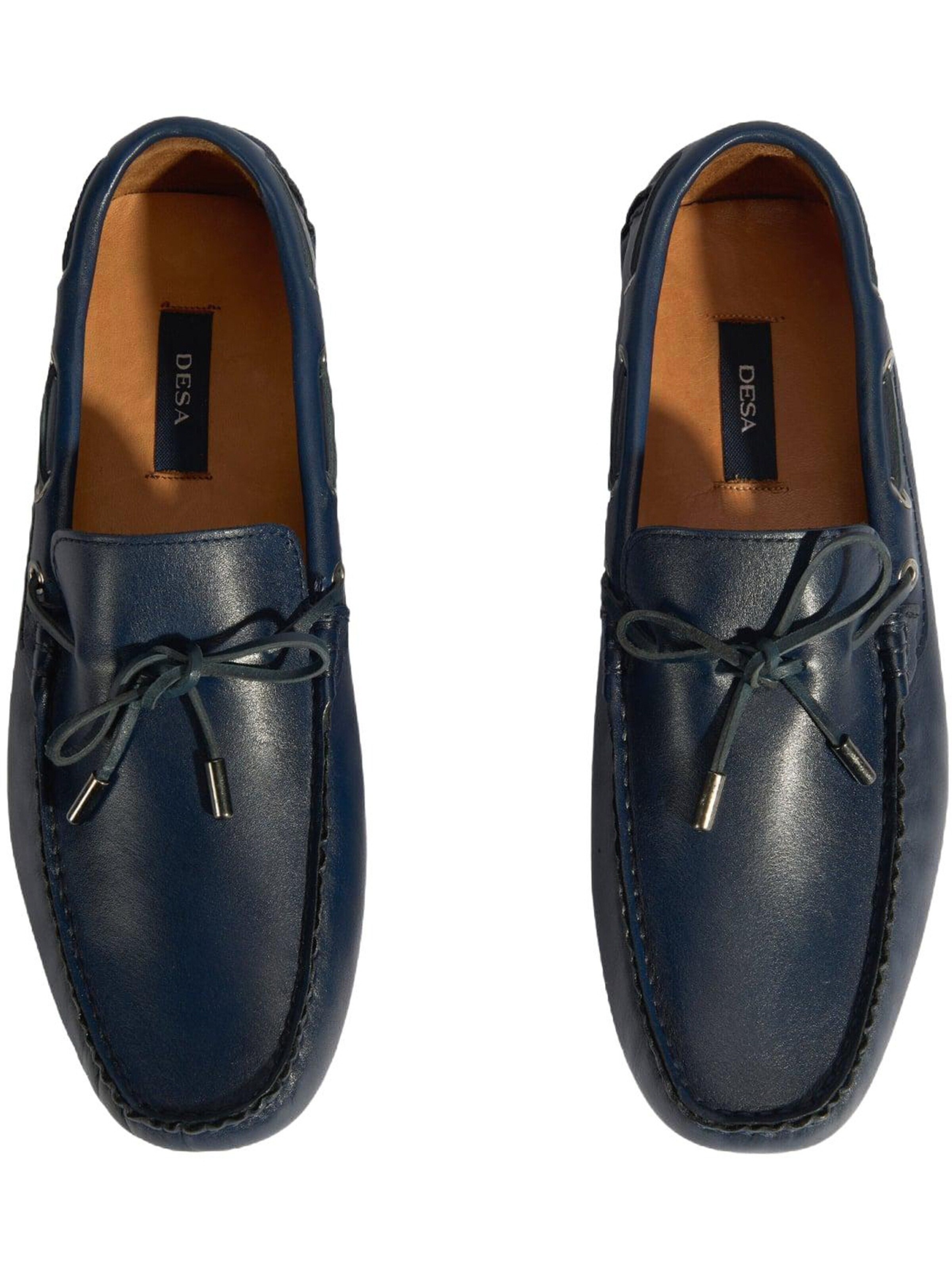 Desa Mocassins 'Beleg' in Blauw