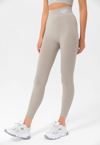 Skinny Pantalon de sport 'Naikan' MOROTAI en beige