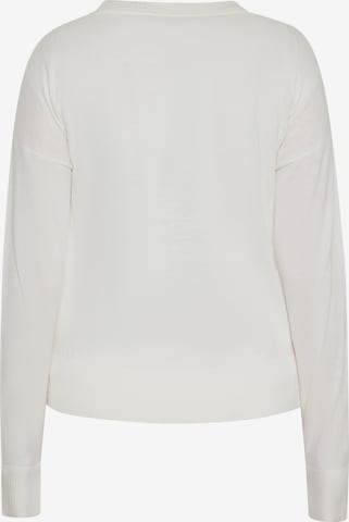 Pull-over Usha en blanc