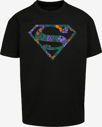 F4NT4STIC Shirt 'Superman' in Zwart: voorkant