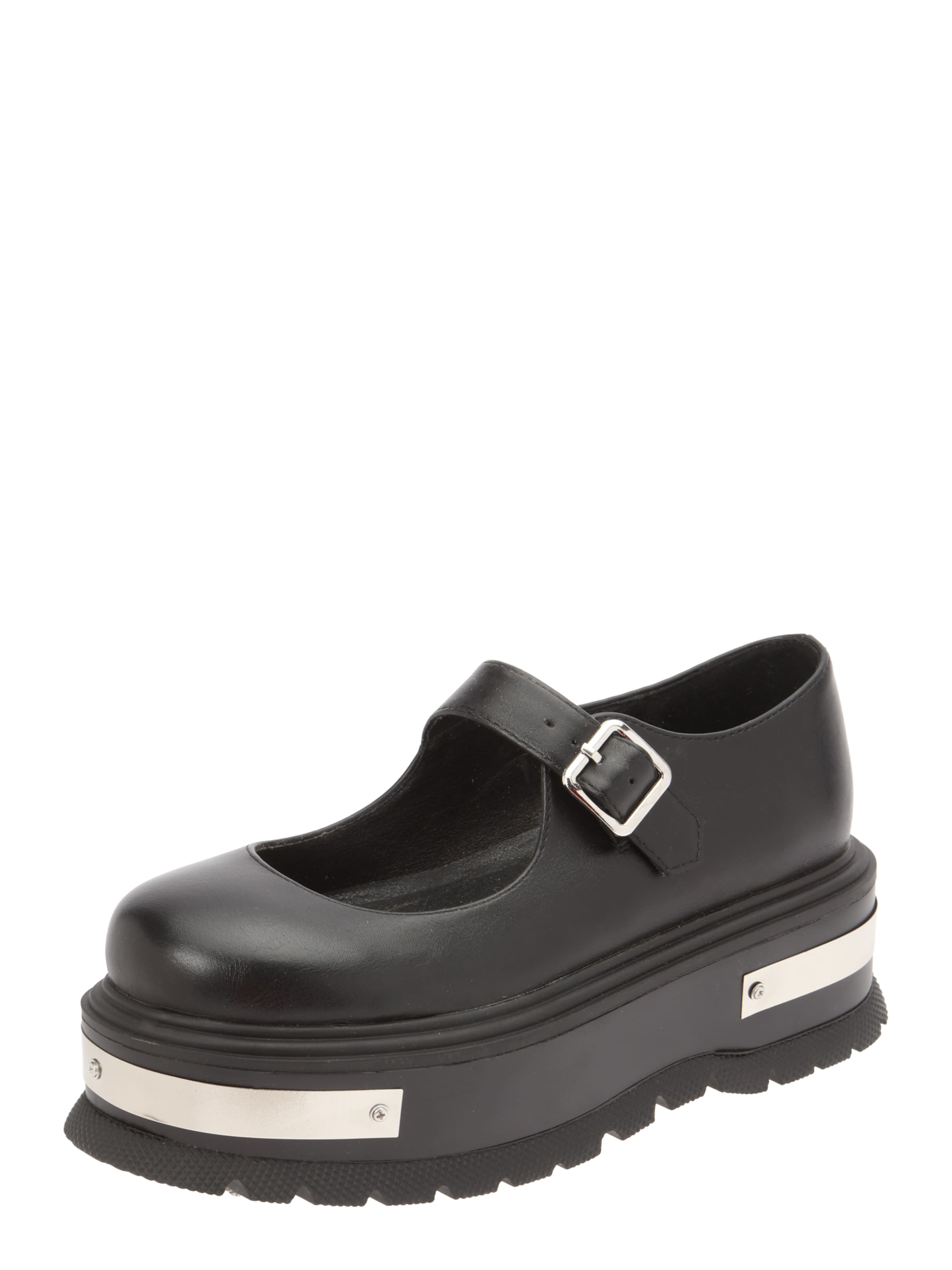 Koi Footwear Odprte balerinke | črna barva: sprednja stran