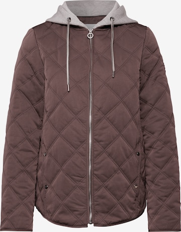 STREET ONE Jacke 'Diamond' in Braun: Vorderseite