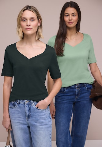 STREET ONE Shirt in Green: front
