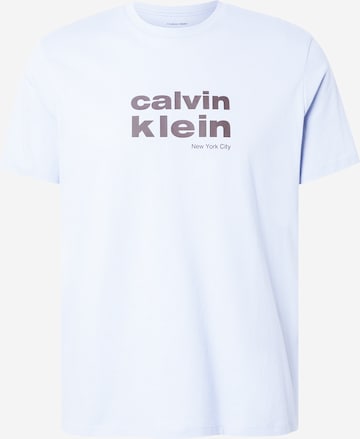Calvin Klein Jeans Футболка в Лиловый: спереди