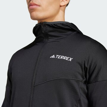 Veste en polaire fonctionnelle 'Xperior' ADIDAS TERREX en noir