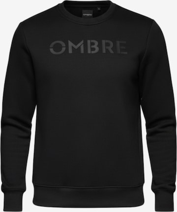 Ombre Sweatshirt 'B1711' in Black: front