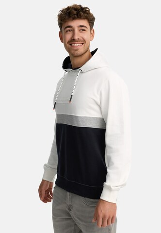 Sweat-shirt ' Magnus ' INDICODE JEANS en blanc