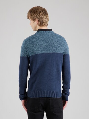 BLEND Sweter w kolorze niebieski