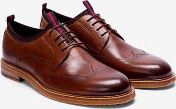 Kazar Lace-Up Shoes in Brown