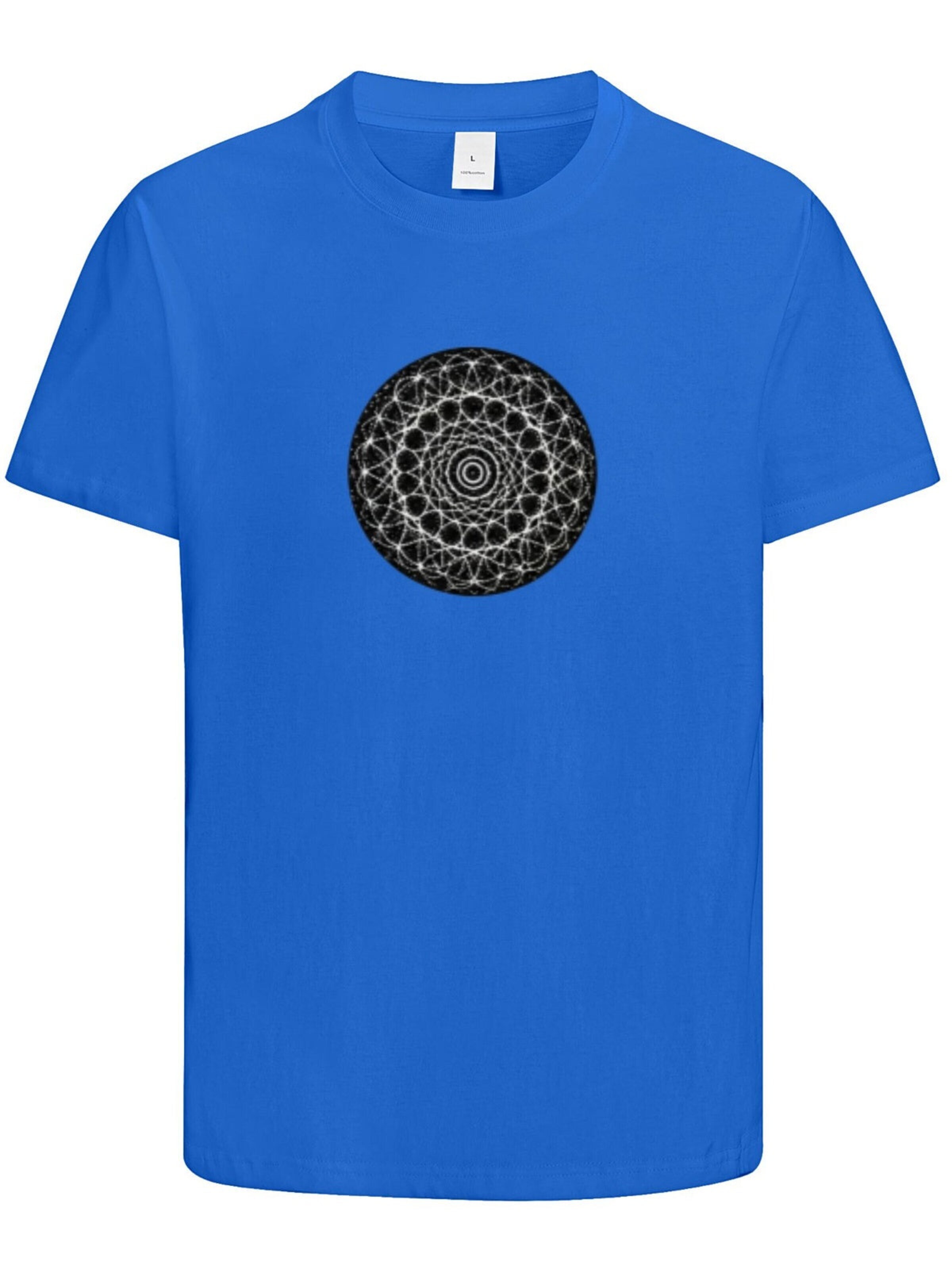 HUSKSWARE Shirt 'Grafik'‌‌‌‌‌‌‌‌‌ in Blau: Vorderseite
