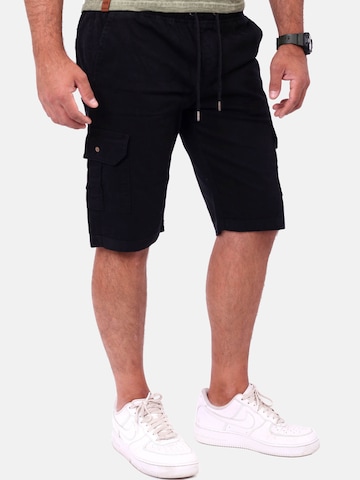 Reslad Regular Cargo Pants 'kurze Cargo-Shorts' in Black