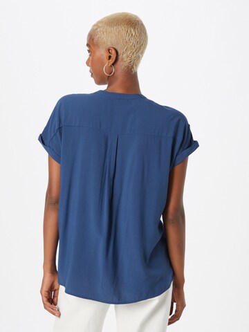 TOM TAILOR Bluse in Blau