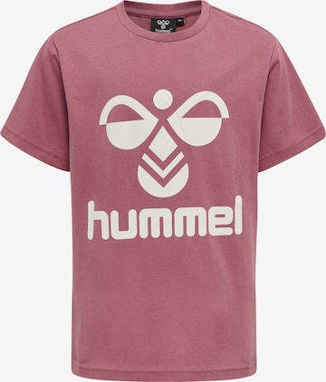 Hummel Performance Shirt 'Tres' in Pink: front