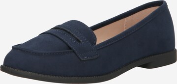 Dorothy Perkins Loafer 'Lara Penny' värissä sininen: edessä