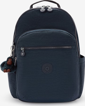 KIPLING Раница 'Seoul College Extra' в синьо: отпред