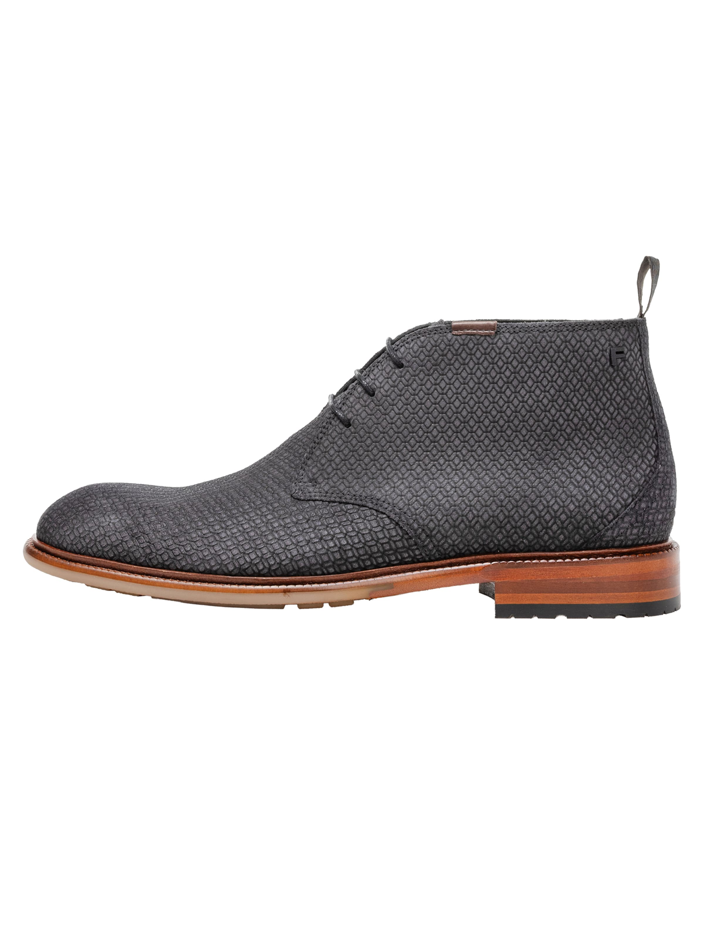Boots chukka 'De Normer 01.' di Floris van Bommel in nero: frontale