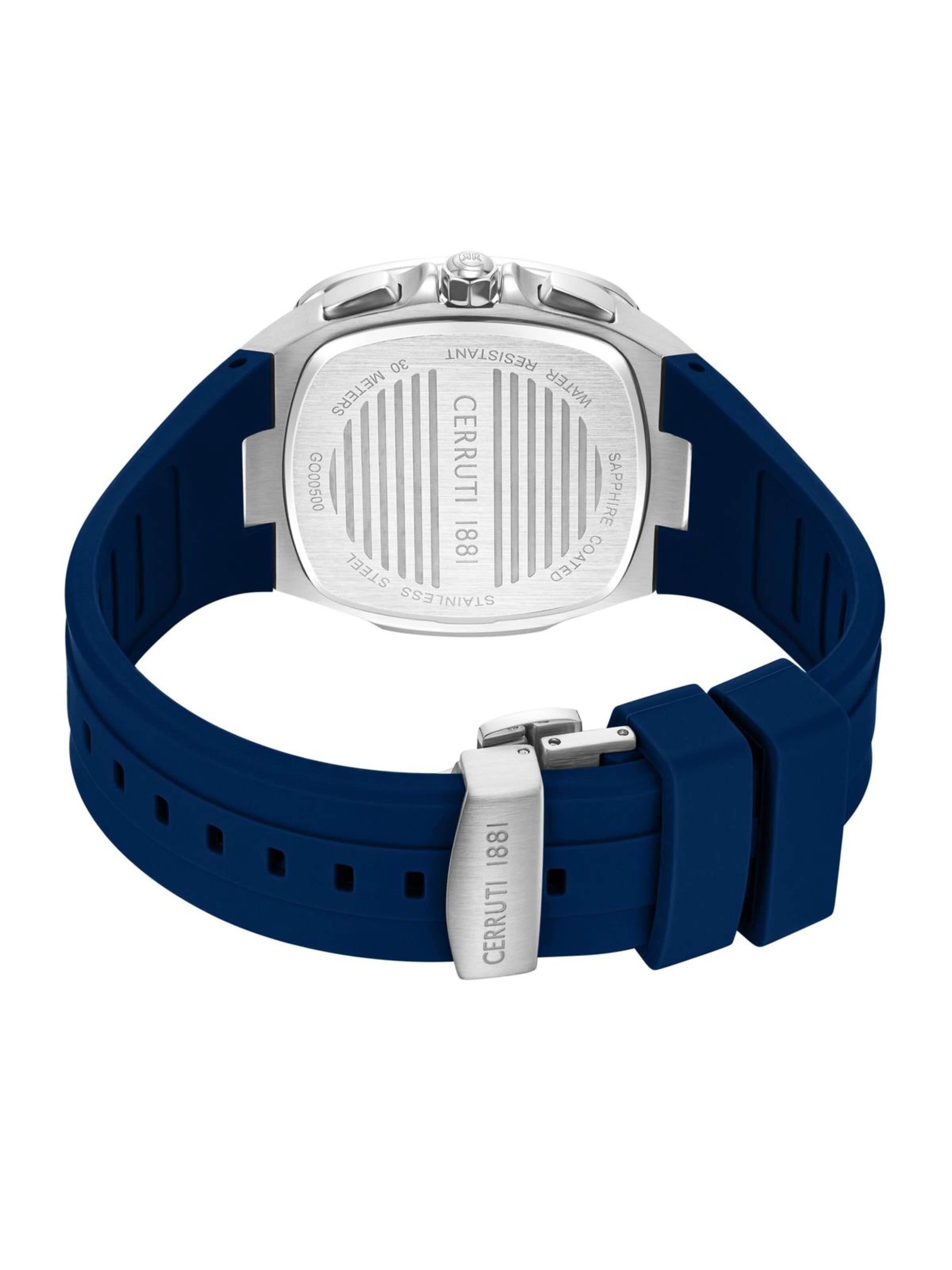 Montre à affichage analogique 'Casale' CERRUTI 1881 en bleu