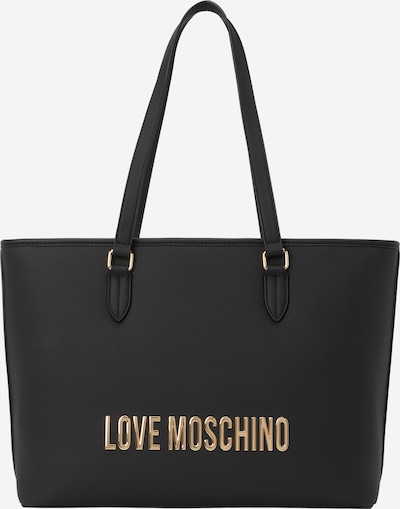 Pirkinių krepšys iš Love Moschino, spalva – Auksas / juoda, Prekių apžvalga