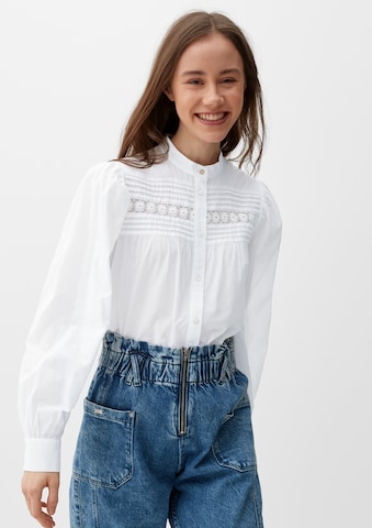 QS by s.Oliver Blouse in White: front