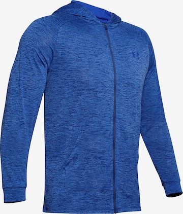 UNDER ARMOUR Sportjacke 'Tech 2.0' in Blauw: voorkant