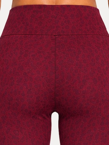 Skinny Leggings ' Velvara ' Smilodox en rouge