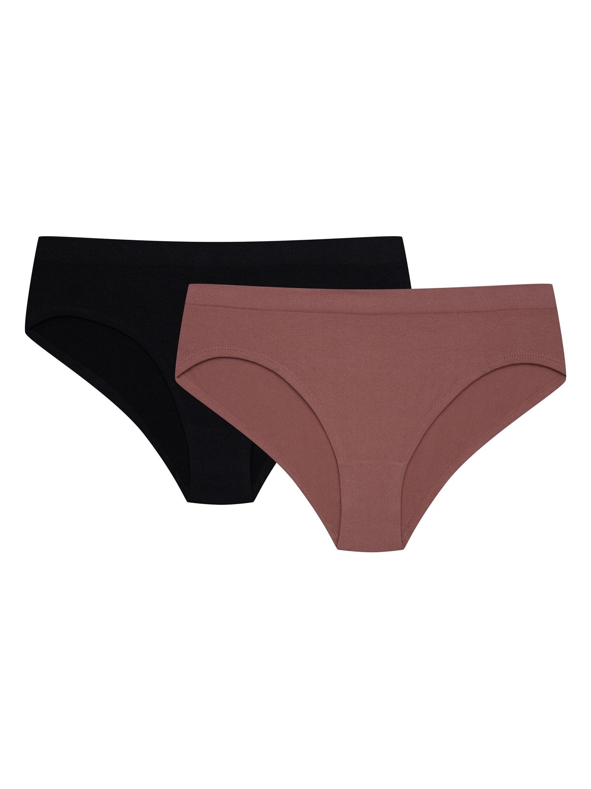 Henderson Boyshorts 'Slip Bait im 2er Pack, gerippter Stoff, mit Baumwollzwickel' in Mixed colors: front