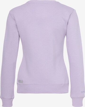 Sweat-shirt 'Cuddle' smiler. en violet