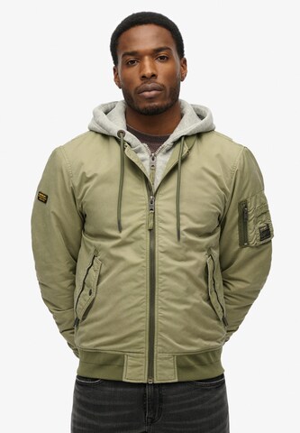 Superdry Tussenjas 'Ma1' in Groen