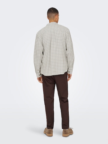Only & Sons - Ajuste confortable Camisa 'ONSGUDMUND' en azul