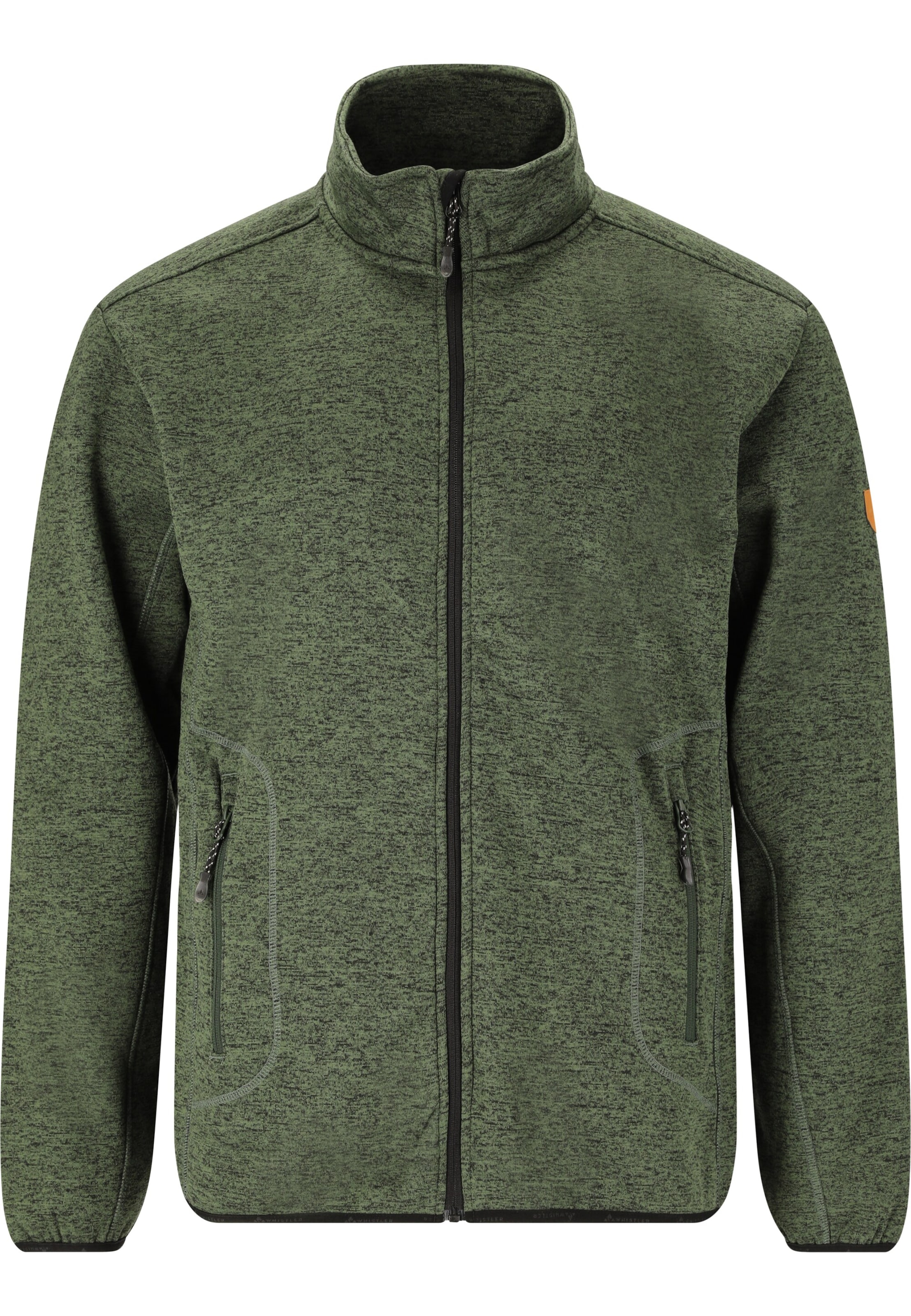 Whistler Athletic fleece jacket in Green: front