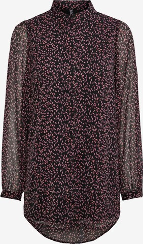 PIECES Blouse 'Blume' in Zwart: voorkant