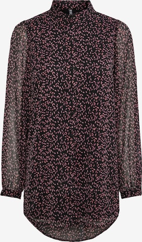 PIECES Blouse 'Blume' in Black: front