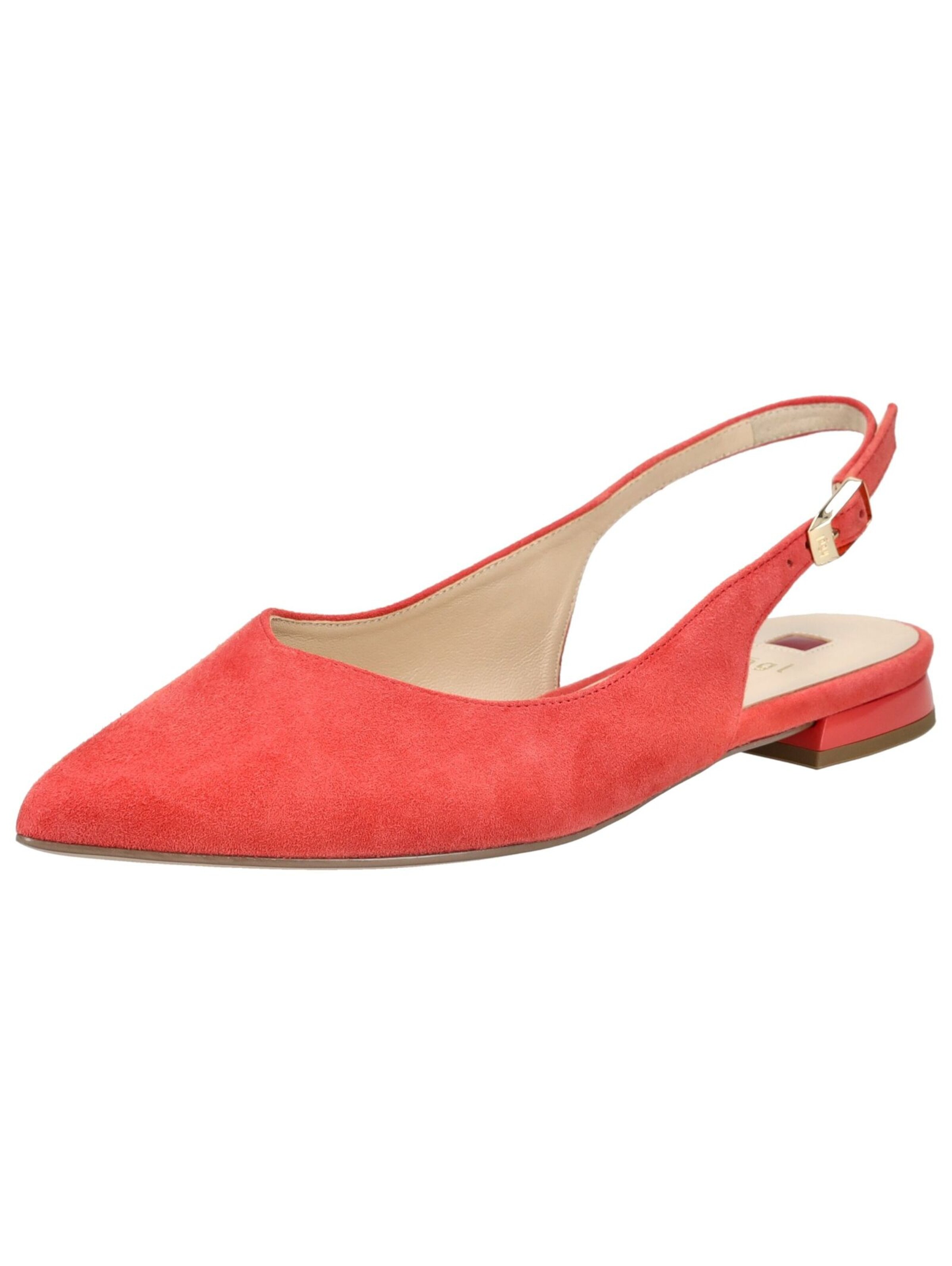 Ballerina con cinturino di Högl in arancione: frontale