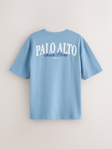 T-Shirt Next en bleu