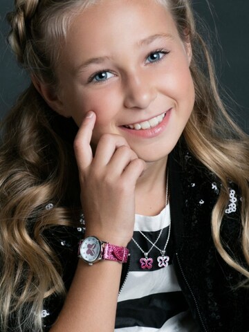 Lucardi Analoog horloge 'Liebe' in Roze: voorkant