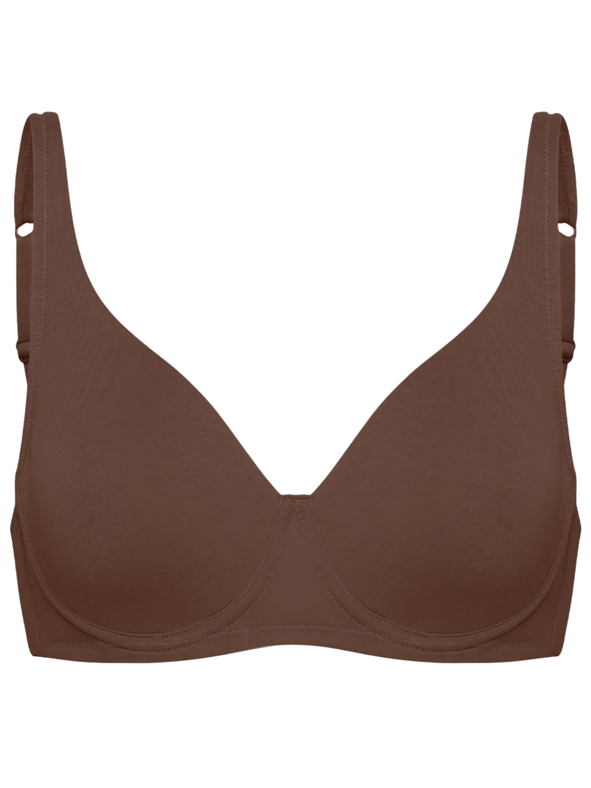 cfab by creamy fabrics Minimiser Bra in Brown