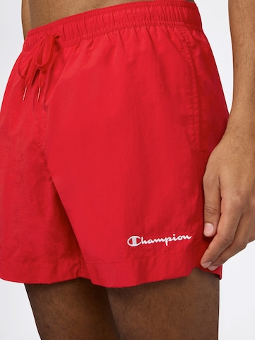 Champion Authentic Athletic Apparel Swimming shorts in Red