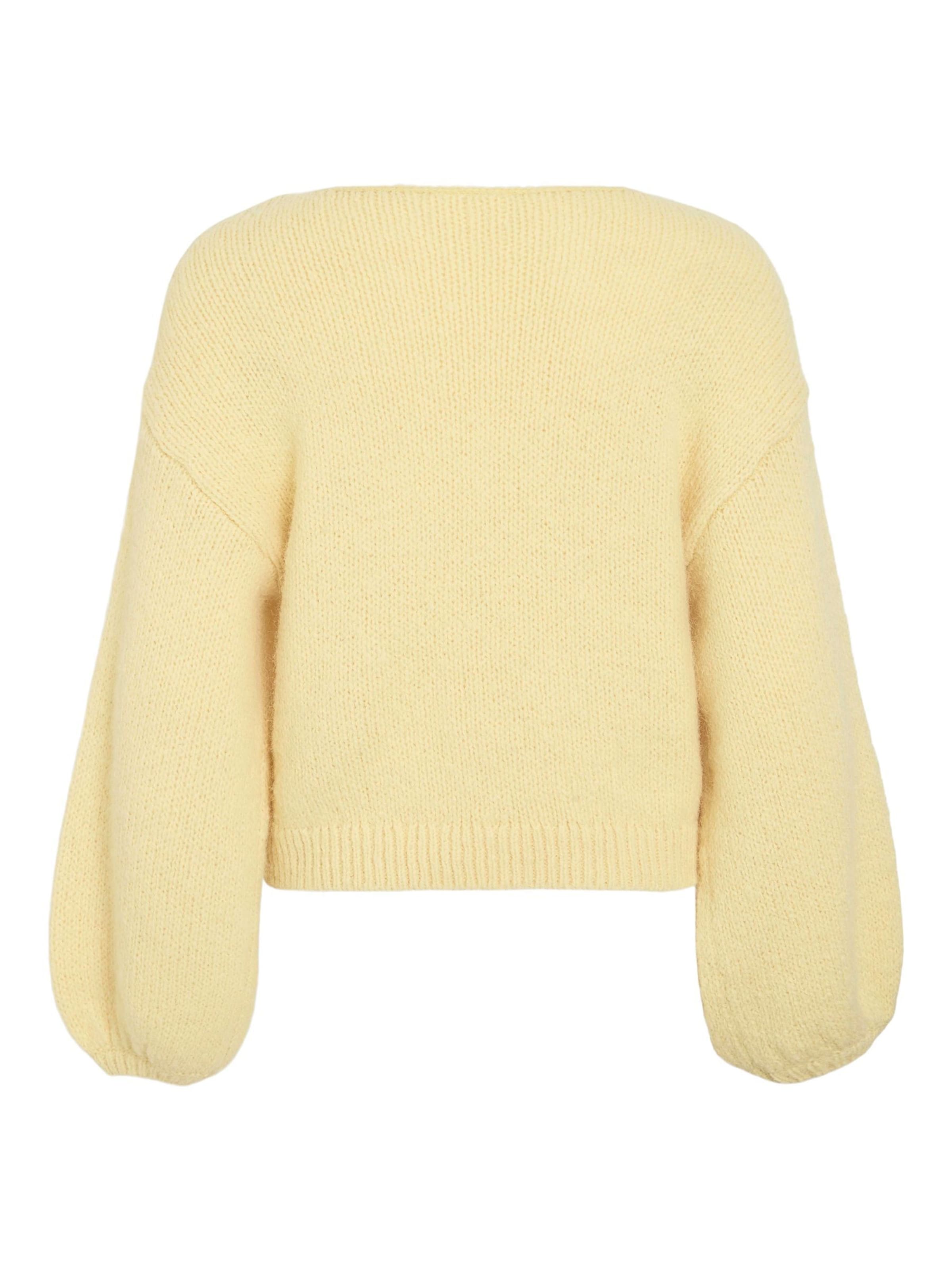VILA Sweater 'VIChoca' in Yellow