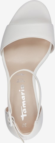 TAMARIS Strap sandal in White