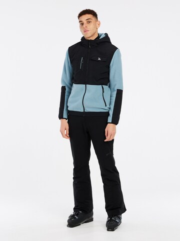 PROTEST Fleece jas 'PRTGRID' in Blauw