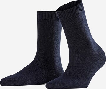 FALKE - Meias 'Cosy Wool' em azul