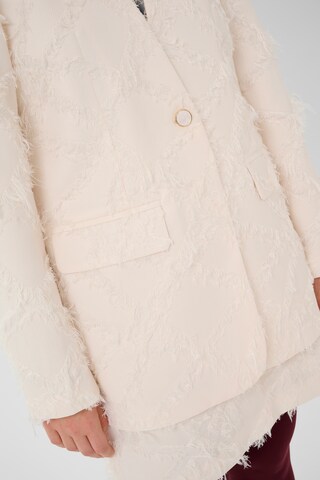 CULTURE Blazer 'CUHairy' i beige