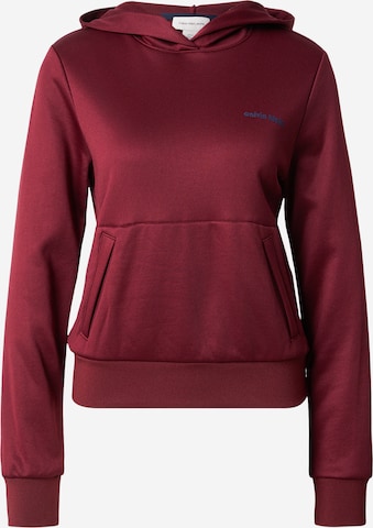 Calvin Klein Jeans Mikina - Červená: predná strana