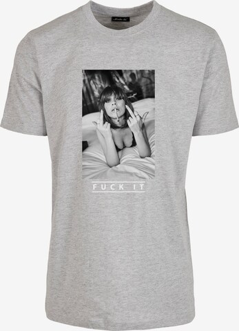 MT Men Shirt 'Fuck It 2.0' in Grey: front