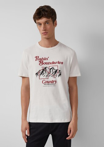 T-Shirt s.Oliver en beige : devant